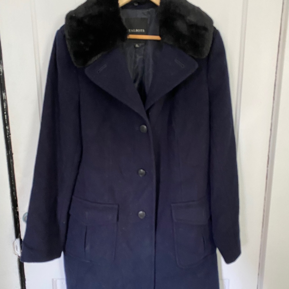 Talbots Long Wool Coat